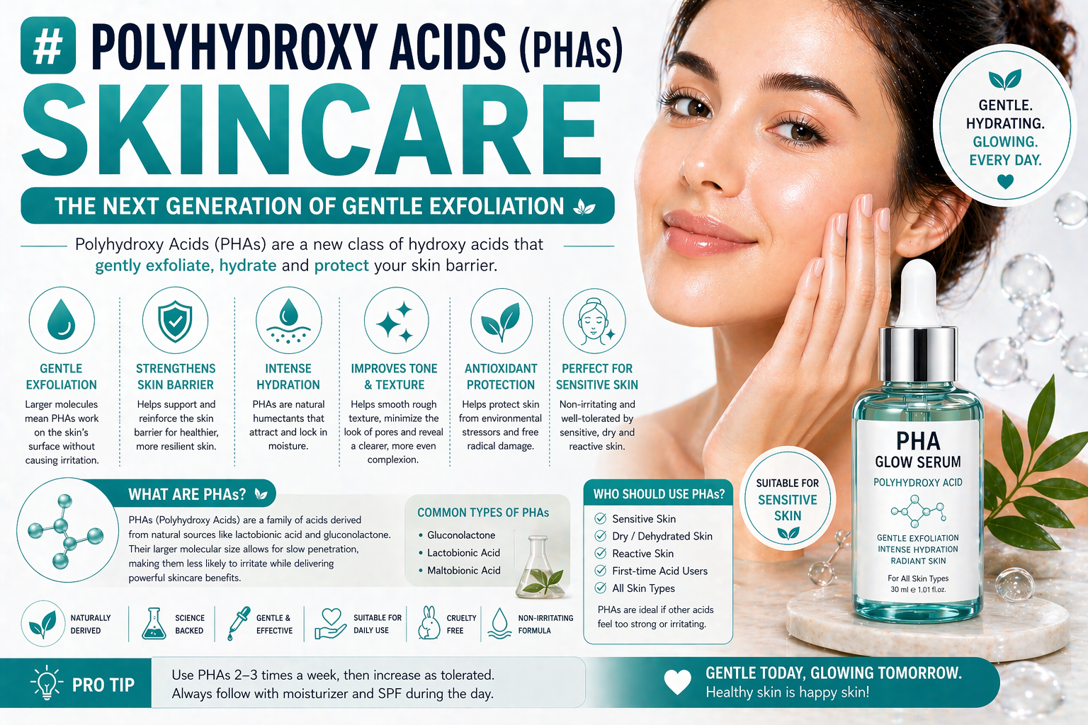 Polyhydroxy Acids: The Secret to Brighter, Smoother Skin
