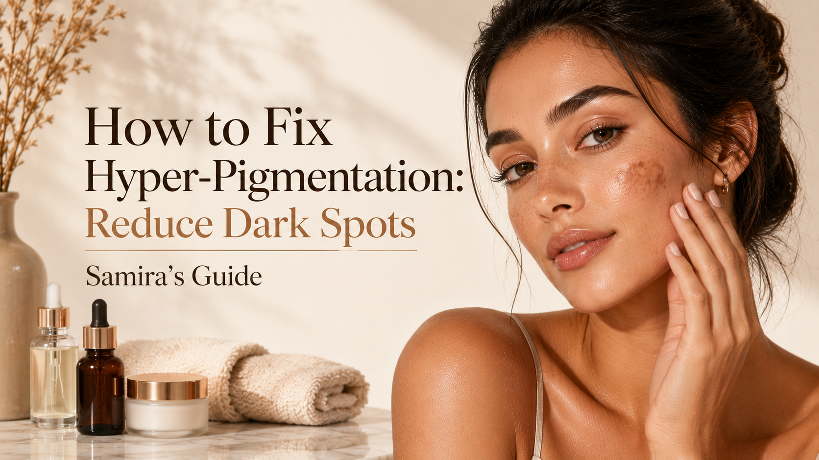 How to Fix Hyper-Pigmentation: Reduce Dark Spots — Samira's Guide