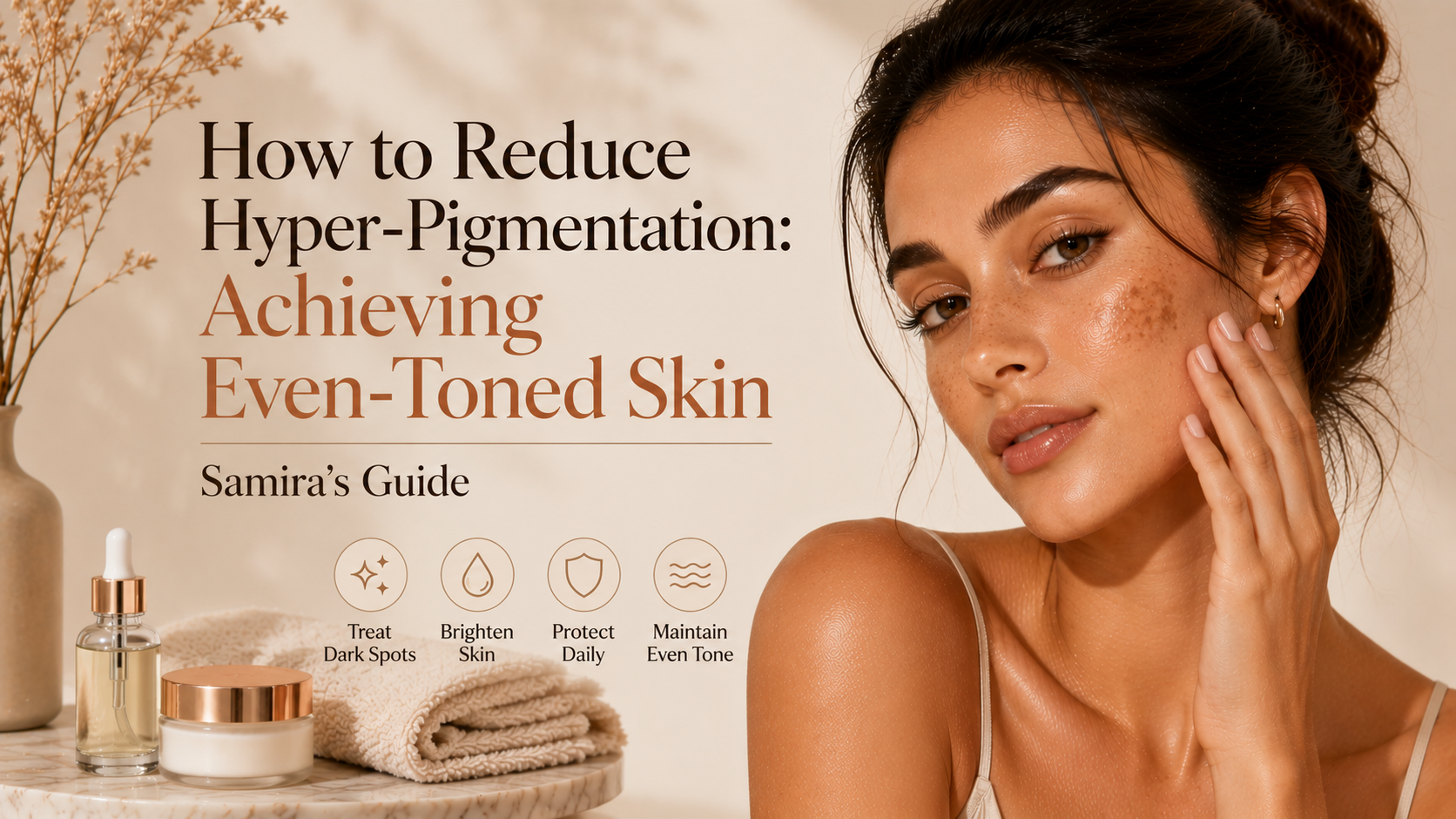 How to Reduce Hyper-Pigmentation Achieving Even-Toned Skin — Samira’s Guide